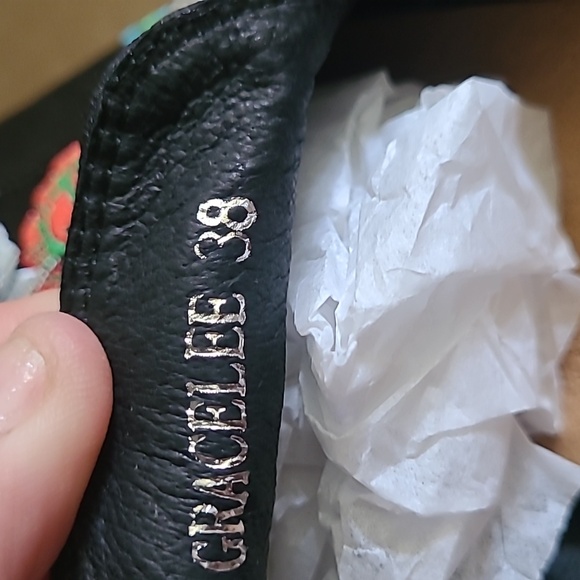 Silent D Silk Embroidery "Gracelee" Flat Mules Sz 38 /US 7/7.5 - Picture 4 of 6